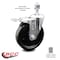Service Caster 5 Inch Phenolic Swivel 12mm Threaded Stem Caster with Total Lock Brake SCC SCC-TSTTL20S514-PHR-M1215 - alternate 3